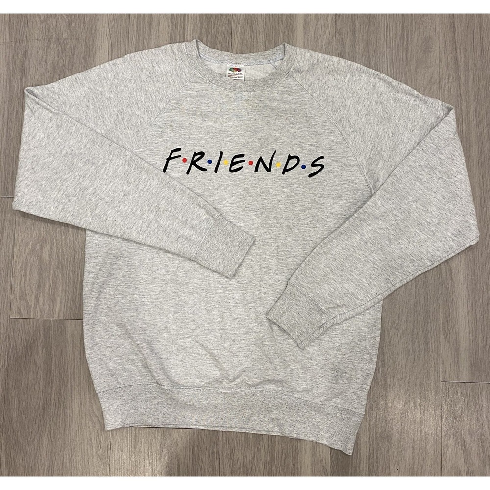 Vintage ? Friends Sweatshirt 90s NBC Experience TV Show Hanes Crew Neck Sitcom M